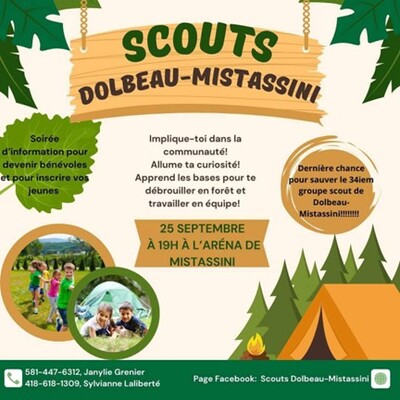 34 ieme groupe Scouts Dolbeau-Mistassini
